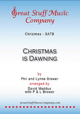 Christmas is Dawning SATB choral sheet music cover